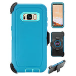 Samsung Galaxy S8 Heavy Duty Shock Reduction Case with Belt Clip (No Screen)