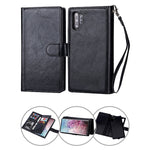 Samsung Galaxy Note 10 Plus 2 in 1 Leather Wallet Case With 9 Credit Card Slots and Removable Back Cover