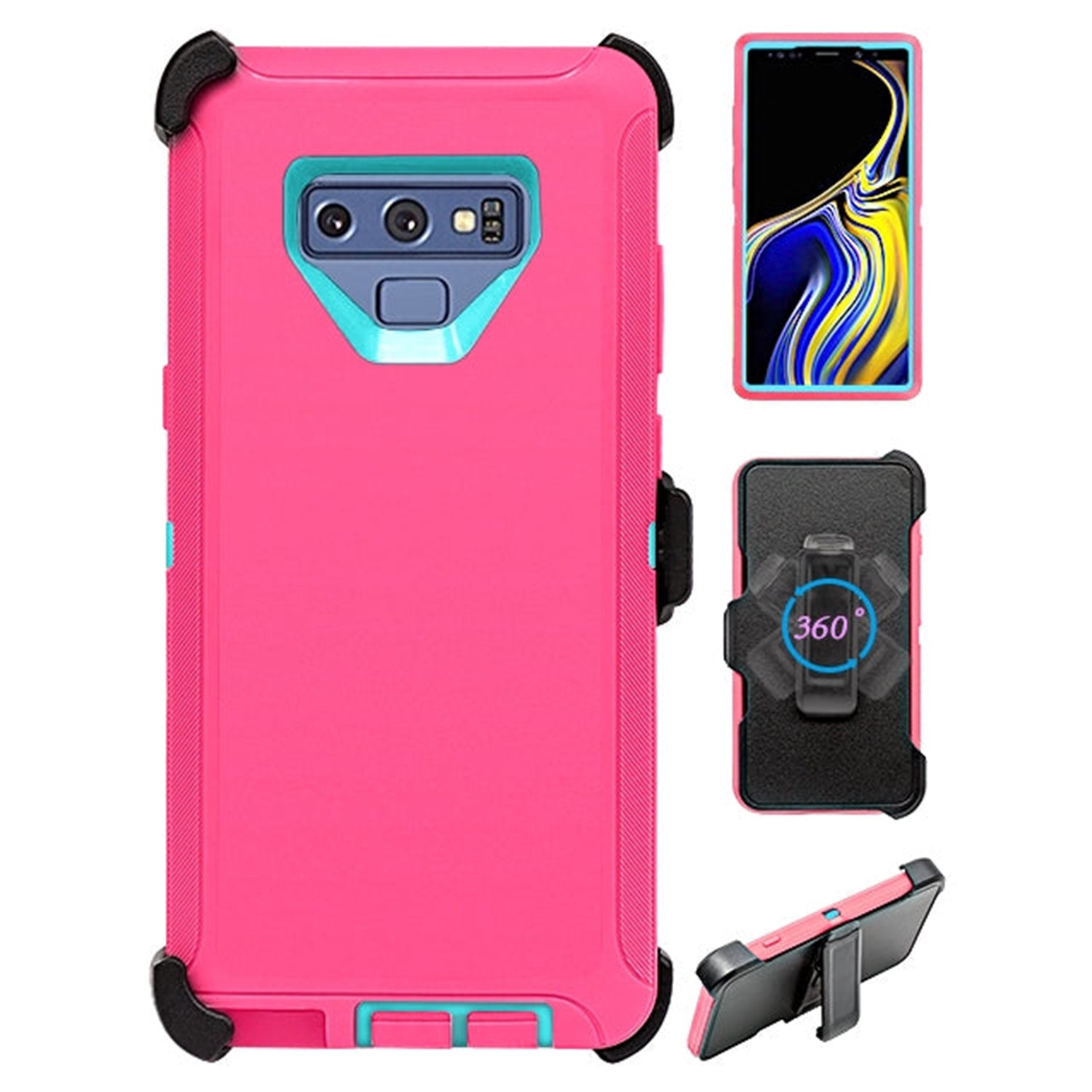 Galaxy Note 9 Full Protection Heavy Duty Shockproof Case