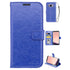 Real Plain Leather Wallet Case for Galaxy S8 Plus
