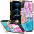 Samsung Galaxy S23 TPU Luxury Shiny Flower Fashion Case with Kickstand