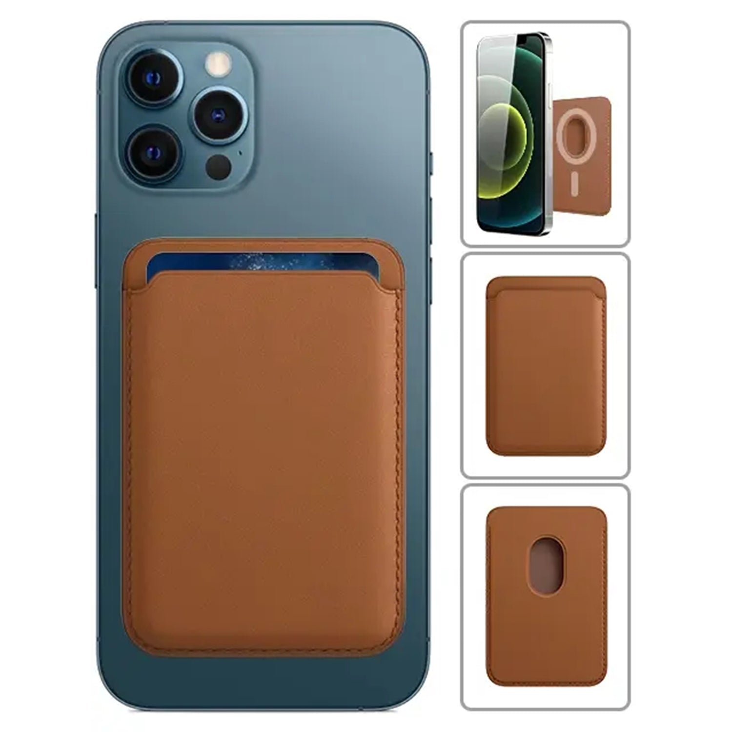 MagSafe Leather Wallet for iPhone 12/Mini/Pro/Pro Max