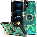 Samsung Galaxy S23 Ultra TPU luxury  fashion case with kickstand