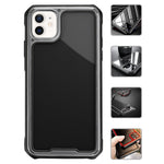 iPhone 12/13 Mini (5.4") Case Hard PC + Flexible TPU Frame