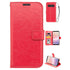 Note 8 Real Plain Leather Wallet Case