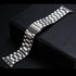 42/44 mm Stainless Steel Wristband with Butterfly Buckle for i-Watch Series 4/3/2/1