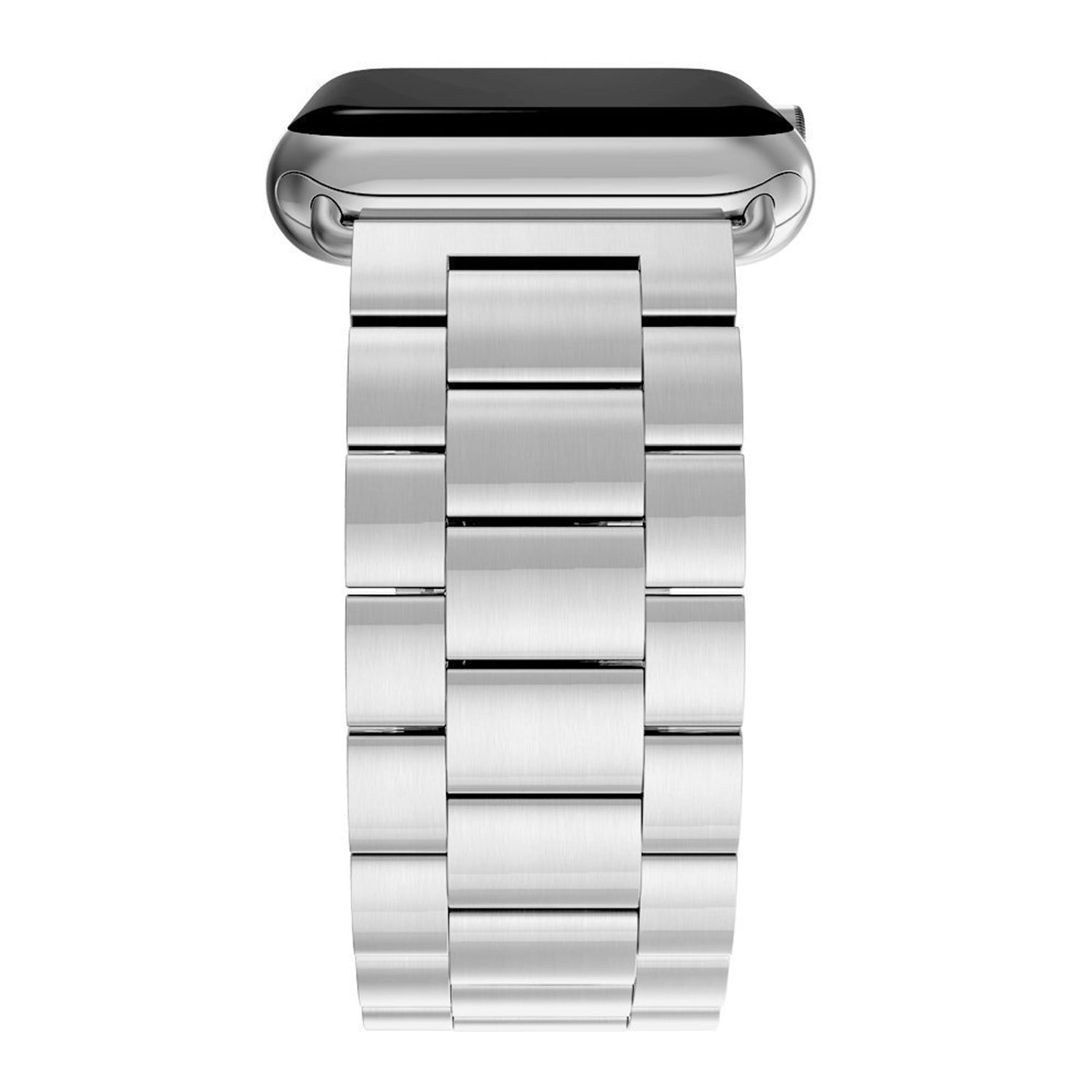 42/44 mm Stainless Steel Wristband with Butterfly Buckle for i-Watch Series 4/3/2/1