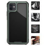 iPhone 12/13 Mini (5.4") Case Hard PC + Flexible TPU Frame