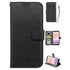 Note 8 Real Plain Leather Wallet Case
