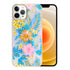iPhone 13 Pro TPU painted fashion flower case