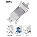 256GB 3 in 1 i Flash Drive for Apple iOS Devices & Android & Computers
