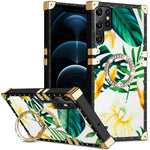 Samsung Galaxy S23 Ultra TPU luxury  fashion case with kickstand