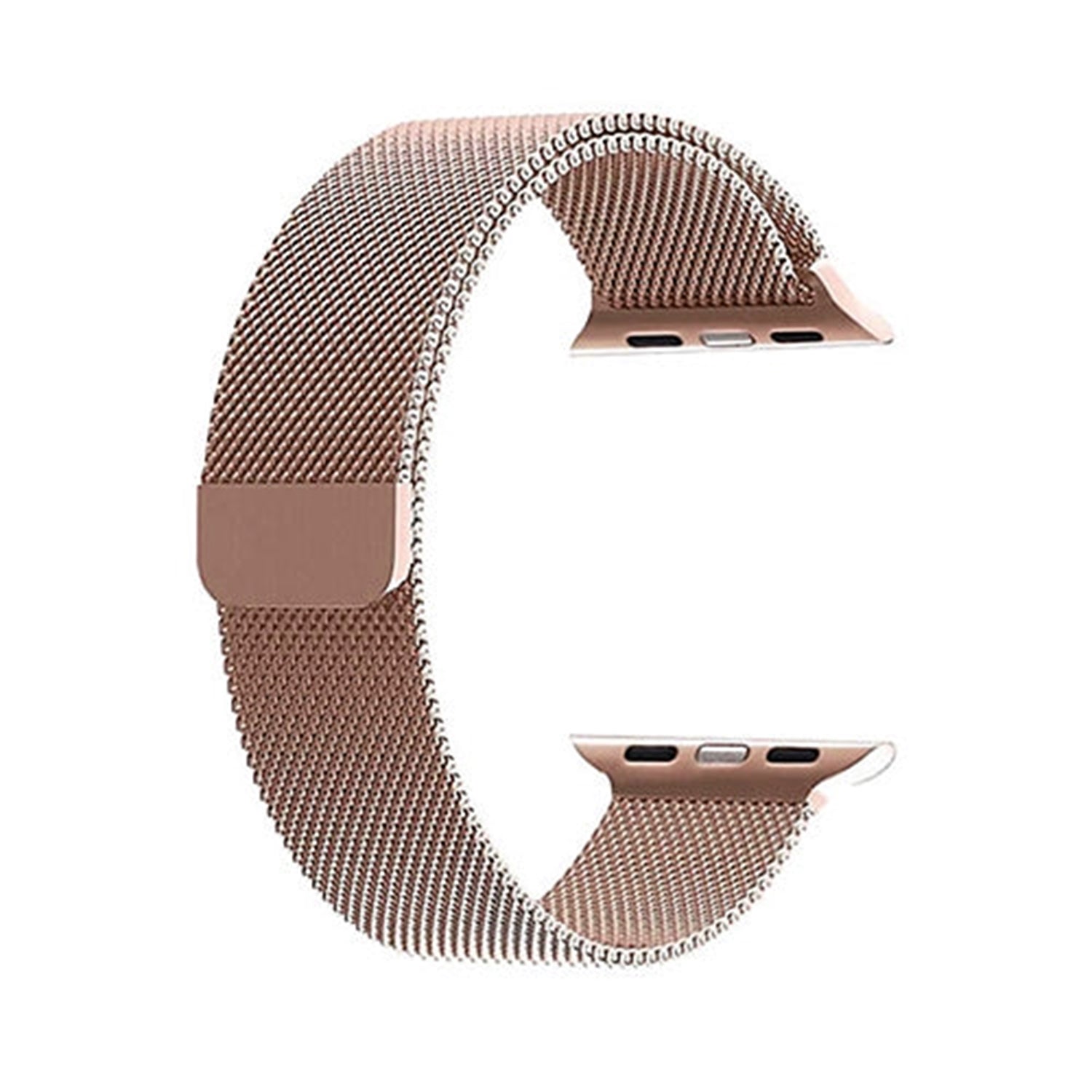38mm Stainless Steel Wristband  for i-Watch Series 4/3/2/1  Milanese Loop with Strong Magnetic Closure Strap