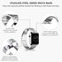 38/40 mm Stainless Steel Wristband with Butterfly Buckle for i-Watch Series 4/3/2/1 - Rose Gold