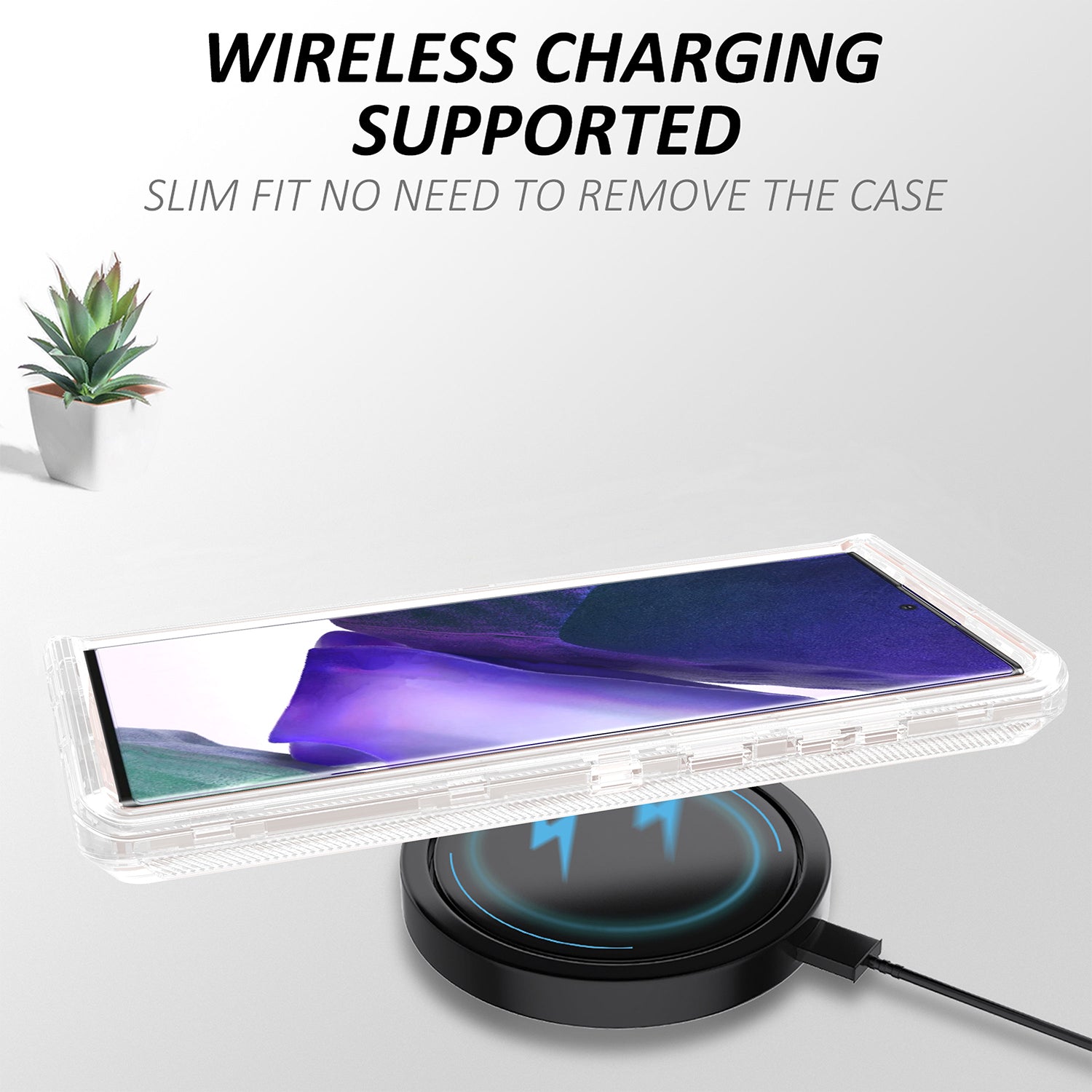 Galaxy S23 Ultra Transparent Full Protection Heavy Duty Case