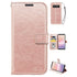 Note 8 Real Plain Leather Wallet Case