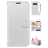 Note 8 Real Plain Leather Wallet Case