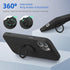 Soft Liquid Silicone Case With Stand Ring Holder For iPhone 13 Pro Max (6.7")