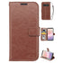 Note 8 Real Plain Leather Wallet Case