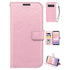 Note 8 Real Plain Leather Wallet Case