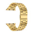 38/40 mm Stainless Steel Wristband with Butterfly Buckle for i-Watch Series 4/3/2/1 - Rose Gold