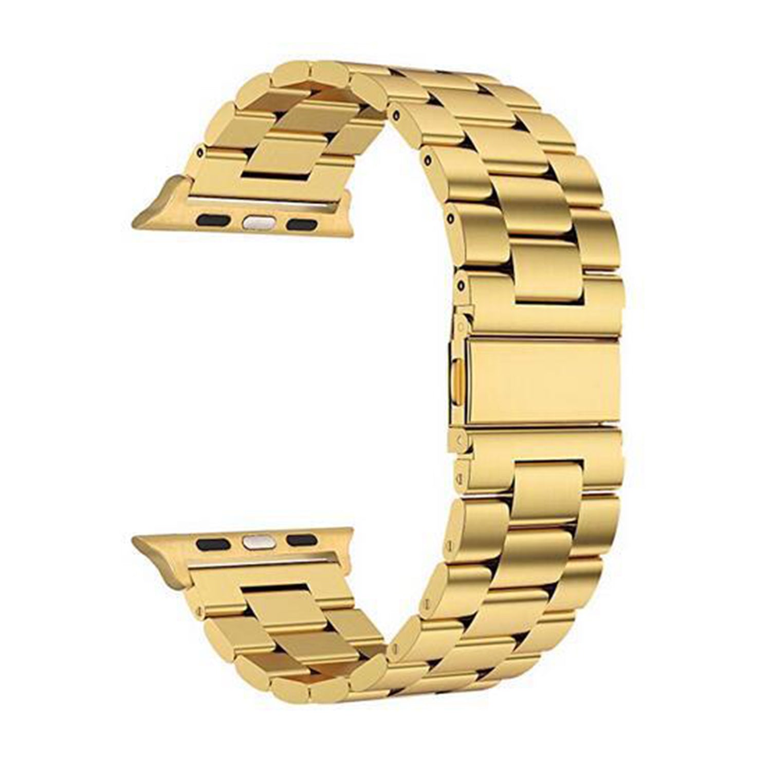 42/44 mm Stainless Steel Wristband with Butterfly Buckle for i-Watch Series 4/3/2/1