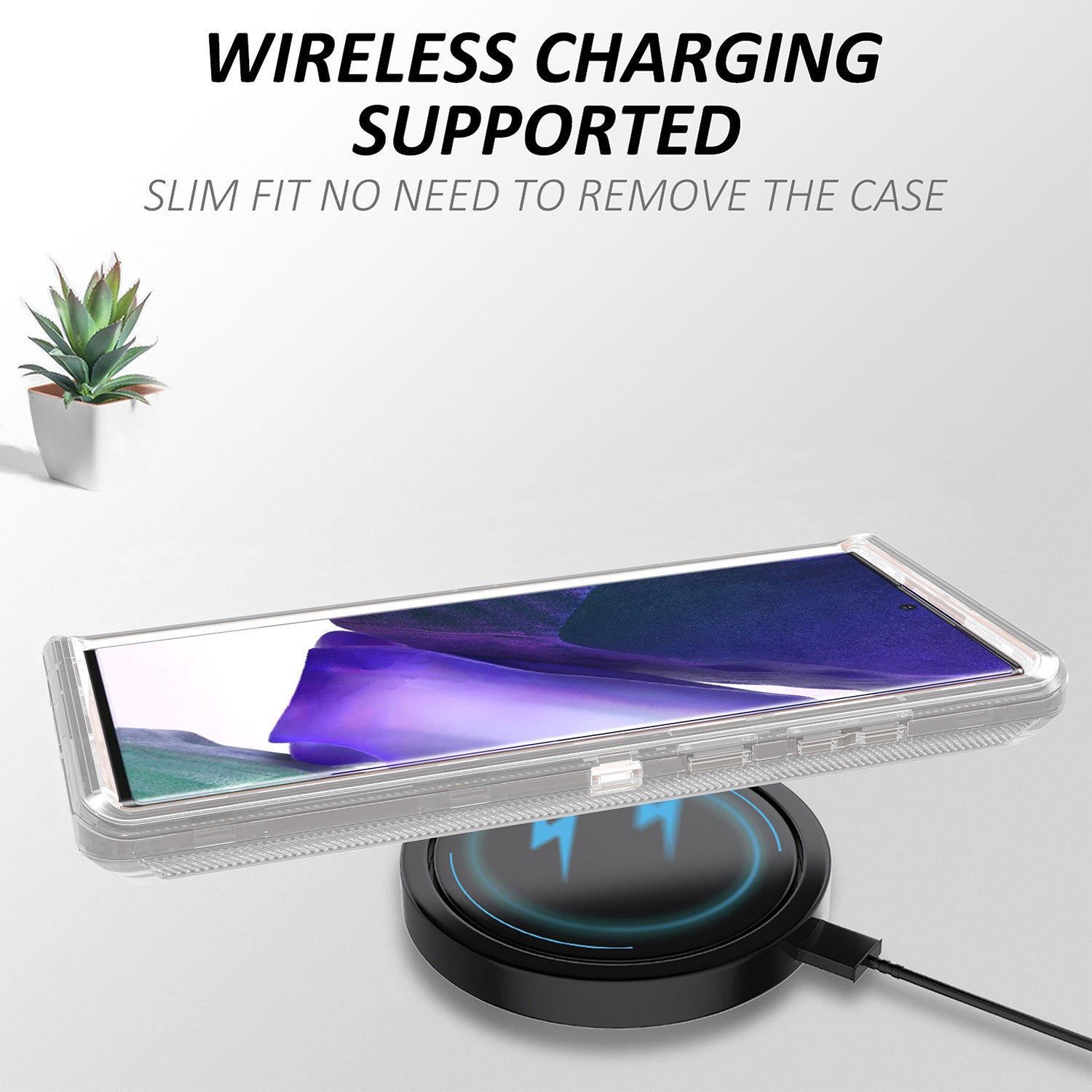 Galaxy S23 Ultra Transparent Full Protection Heavy Duty Case