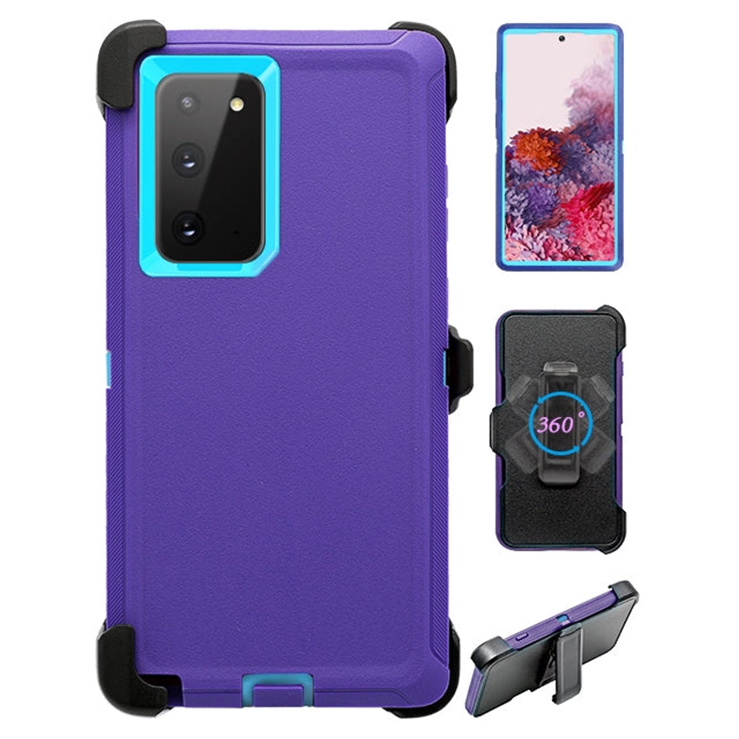 Galaxy S20(6.2") Full Protection Heavy Duty Shockproof Case
