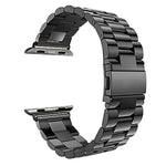 42/44 mm Stainless Steel Wristband with Butterfly Buckle for i-Watch Series 4/3/2/1
