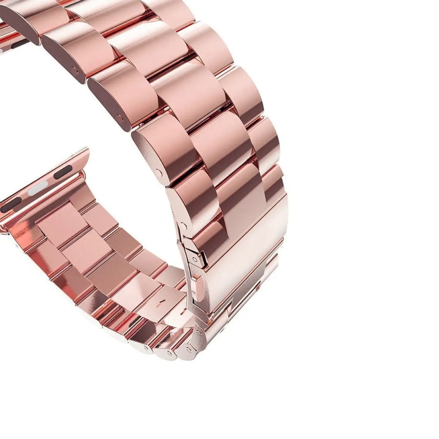 42/44 mm Stainless Steel Wristband with Butterfly Buckle for i-Watch Series 4/3/2/1
