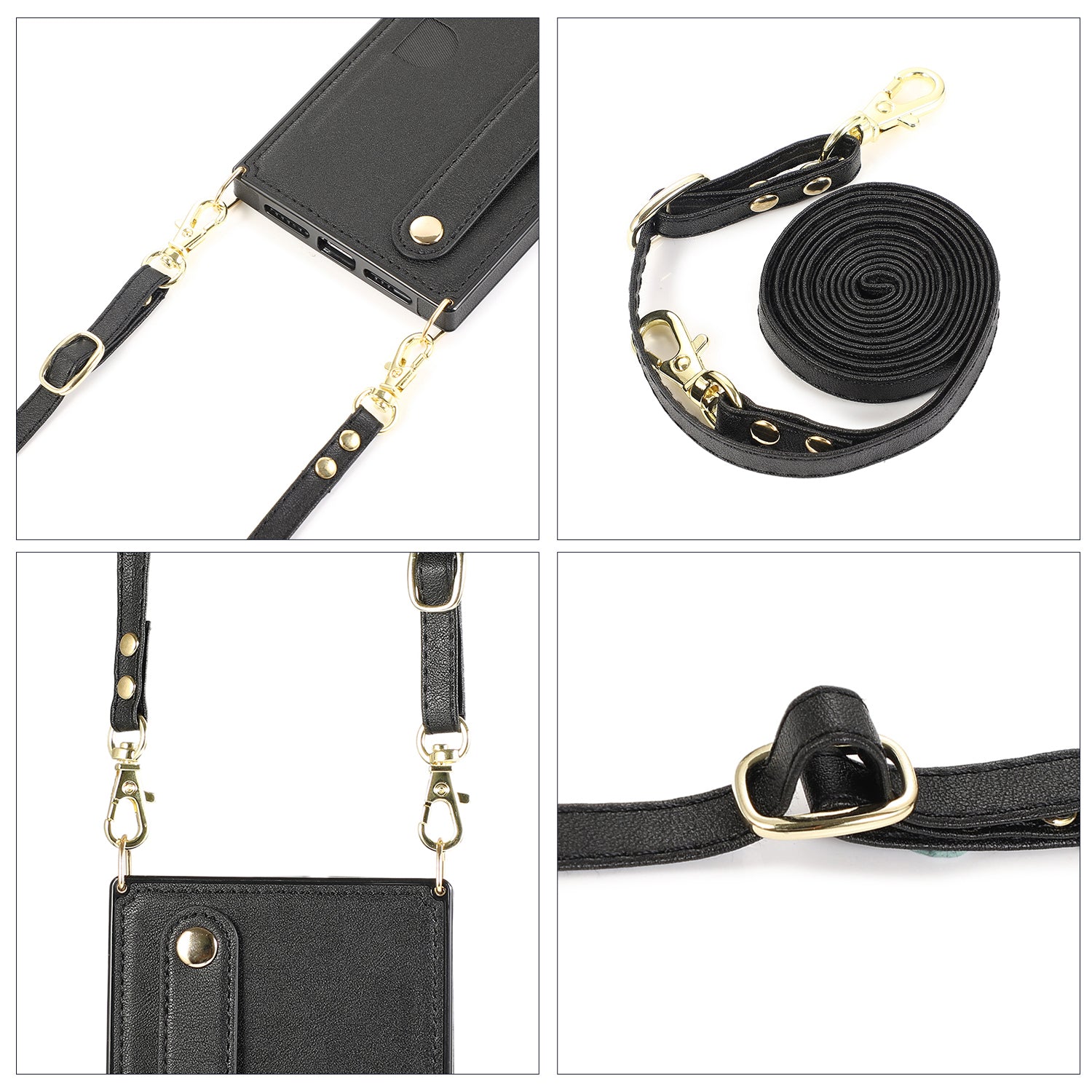 Fashion Leather Case with 1 Credit Card Slots for iPhone 14/13(6.1")