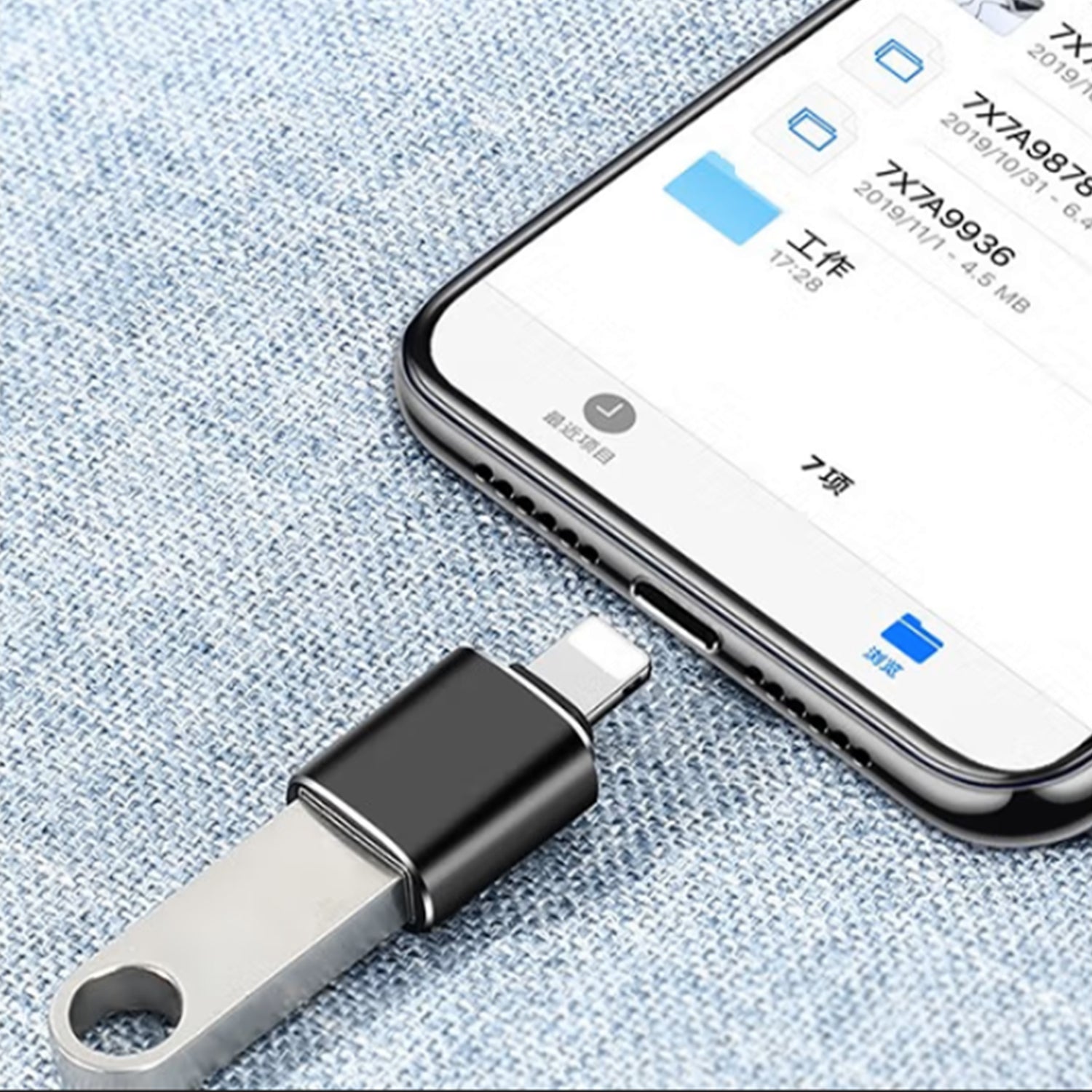 Lightning to USB compatible card reader adpter