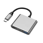 3in1 HDMI USB-C digital audio-video multi-port adpter