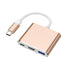 3in1 HDMI USB-C digital audio-video multi-port adpter