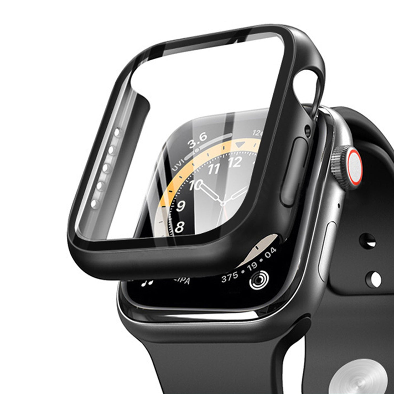 2 in 1 Bumper Case with Screen Protector for Apple Watch 7 (42MM)