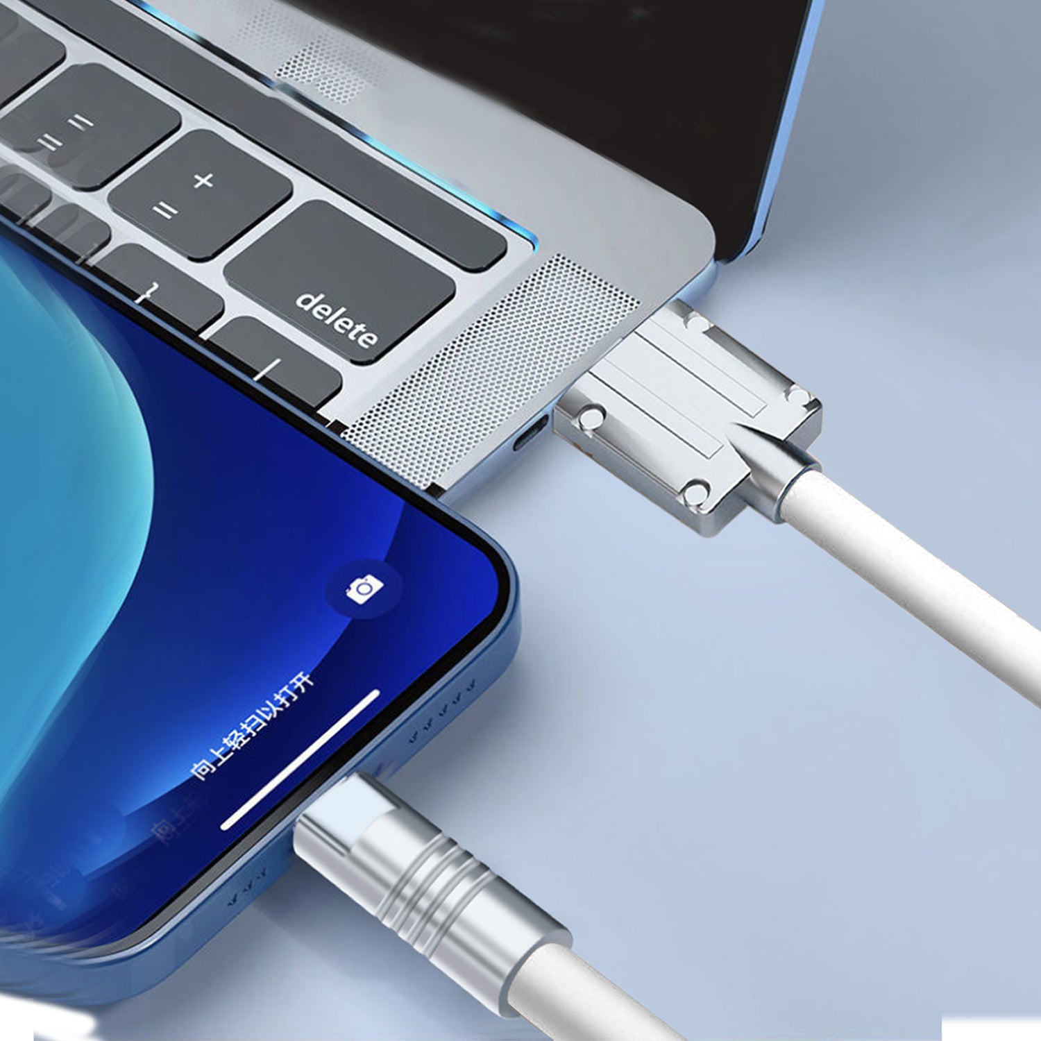 3FT USB to Lightning magnetically Fast Charge & Sync cable