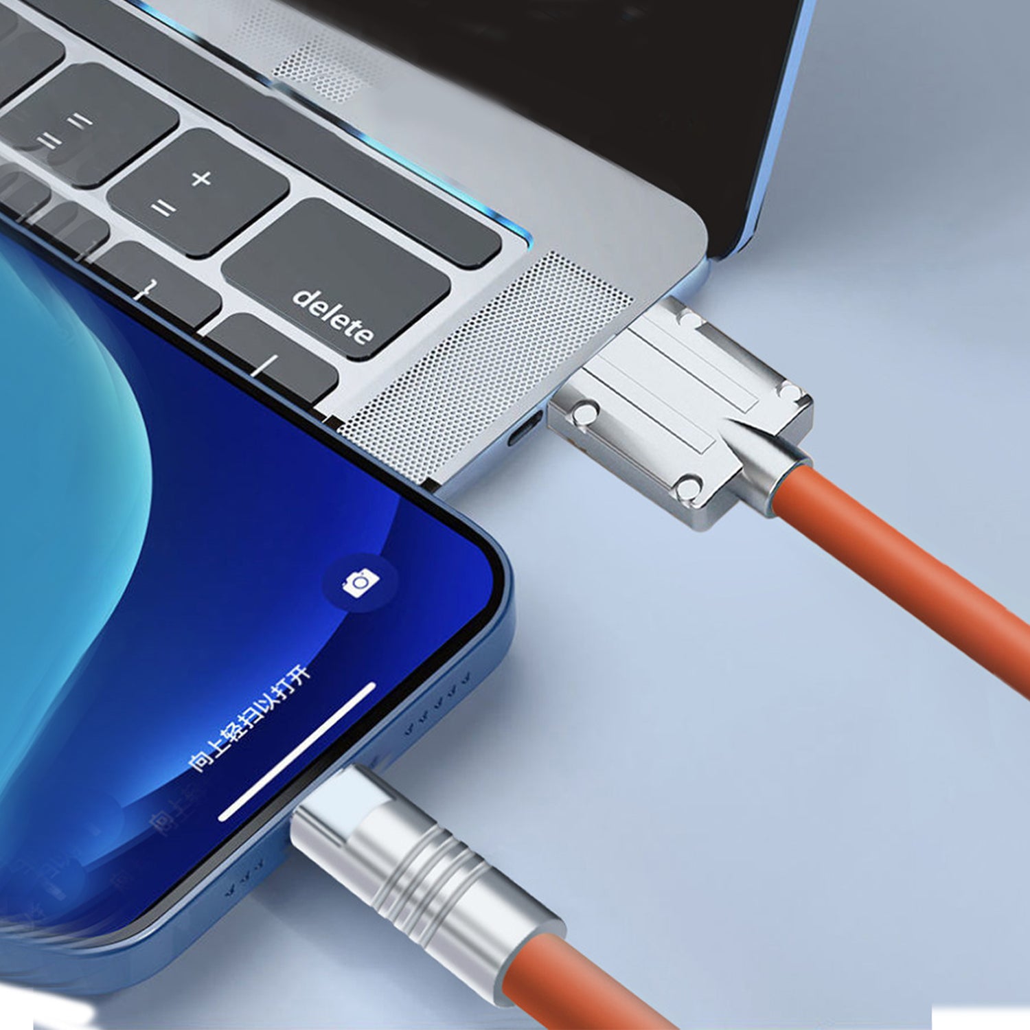 3FT USB to Lightning magnetically Fast Charge & Sync cable