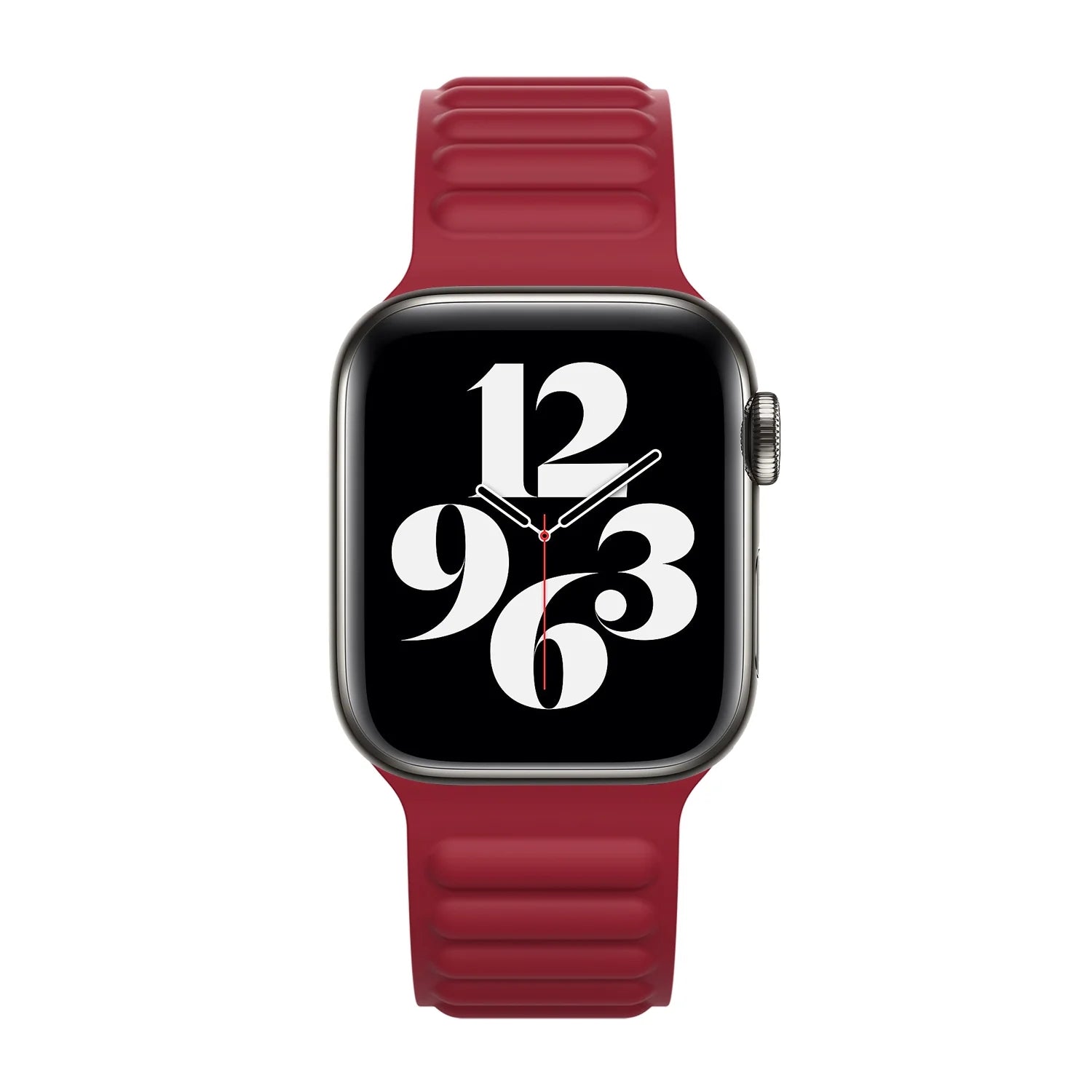 38/40/41mm Color magnetic soft silicone strap,Esuitable for Apple Watch series SE/7/6/5/4/3/2/1