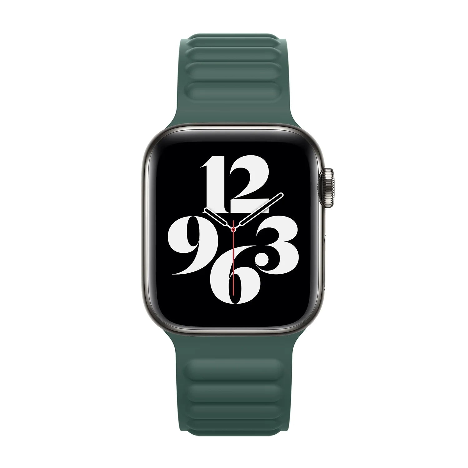 38/40/41mm Color magnetic soft silicone strap,Esuitable for Apple Watch series SE/7/6/5/4/3/2/1