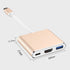 3in1 HDMI USB-C digital audio-video multi-port adpter