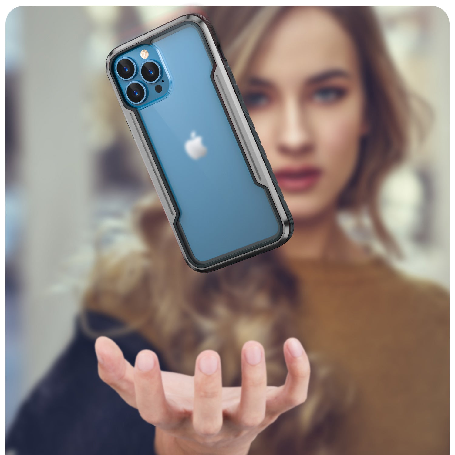 iPhone 11 Pro Max Case  with Colorful Bumper Full Body Heavy Duty Protection