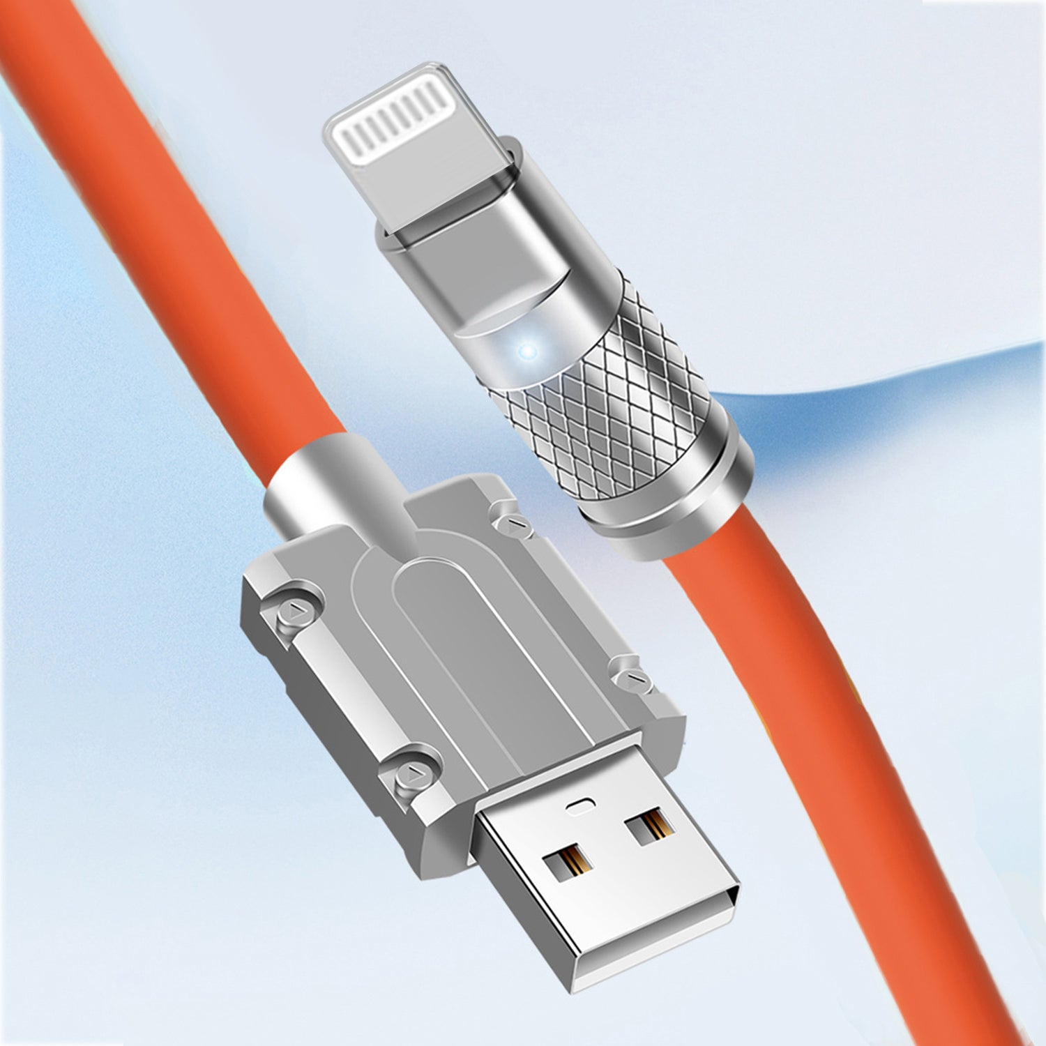 3FT USB to Lightning magnetically Fast Charge & Sync cable