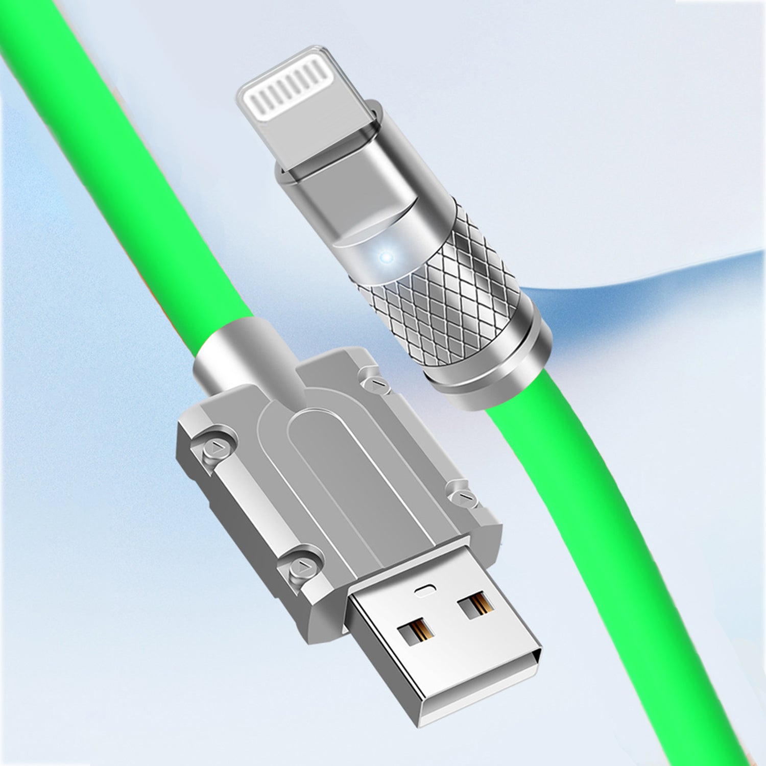 3FT USB to Lightning magnetically Fast Charge & Sync cable