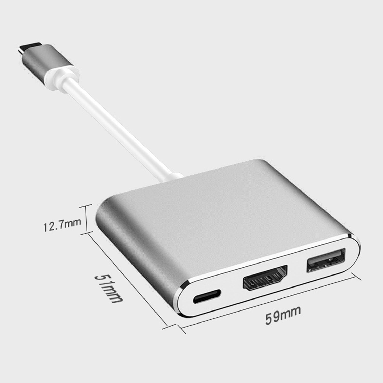 3in1 HDMI USB-C digital audio-video multi-port adpter