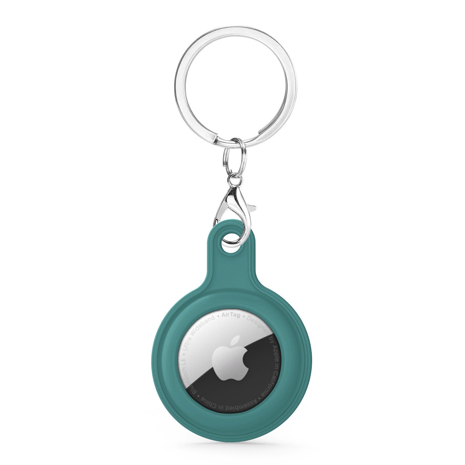 Air Tag Case Cover with Carabiner Silicone Compatible with Apple Air Tag