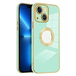 iPhone 13 Electroplated logo hollow out color case