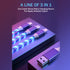 3in1 (Lightning& Type C& Micro) LED Flow Luminous Charging Cable for iPhone& Android Devices