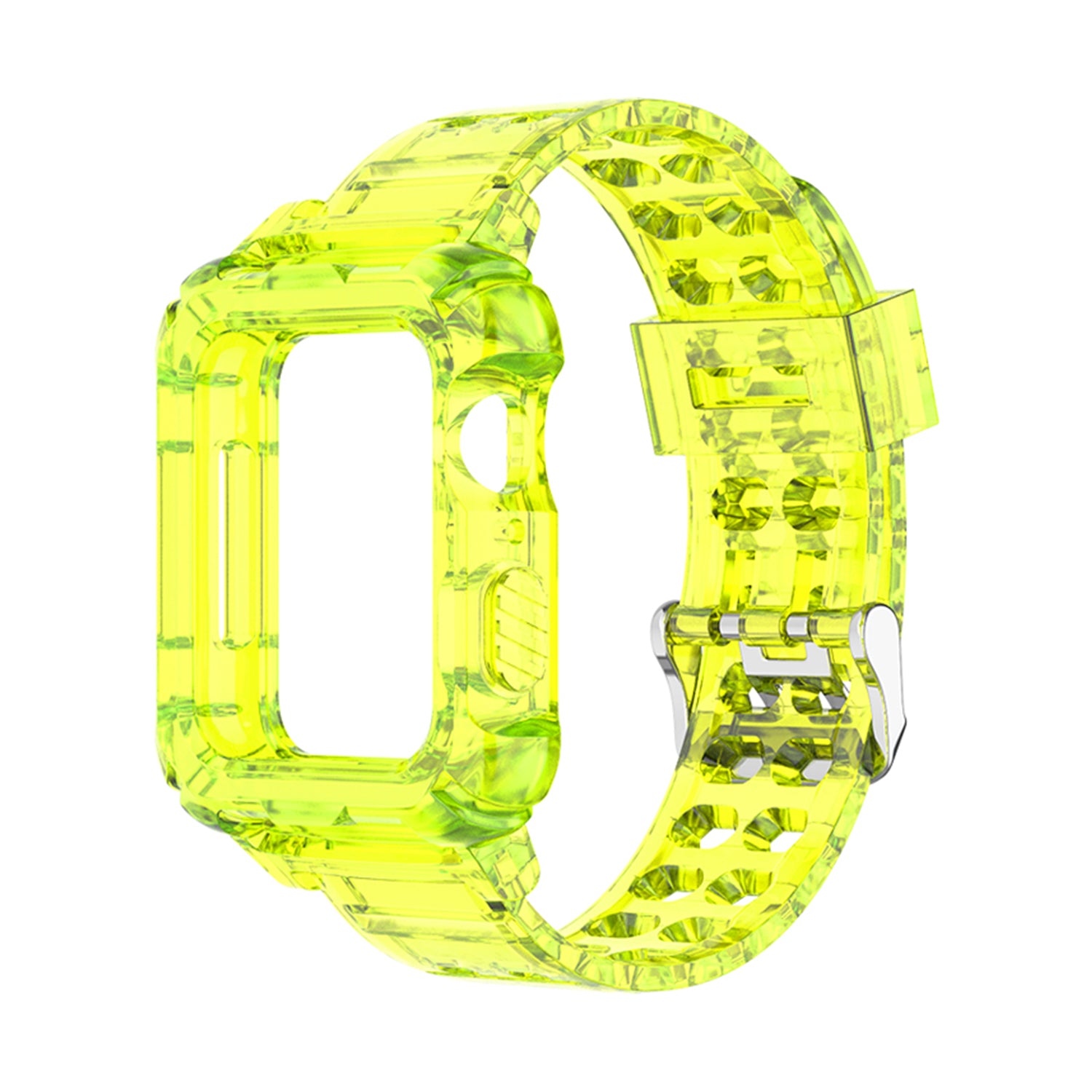 42/44/45mm Glacier transparent jelly strap,Esuitable for Apple Watch series SE/7/6/5/4/3/2/1
