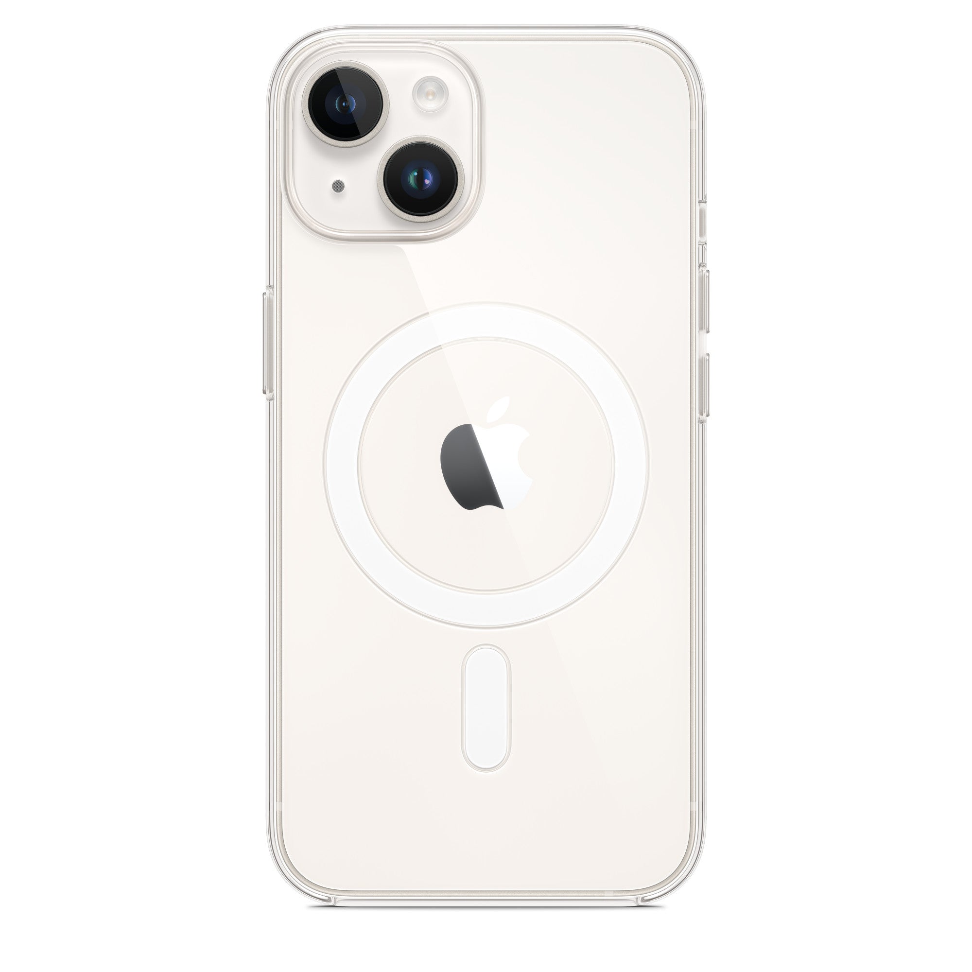 Magnetic Clear TPU Hard Magsafe Case For iPhone 13 Mini Support Wireless Charging
