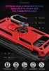 Dual Colors Ring Magnetic GPS car mount Phone Holder for Samsung Galaxy S10 Plus Case